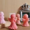 Силиконовые формы для свечей в виде статуи ангела, многоцелевые силиконовые формы для эпоксидной смолы, для изготовления свечей и мыла ручной работы, для домашнего декора