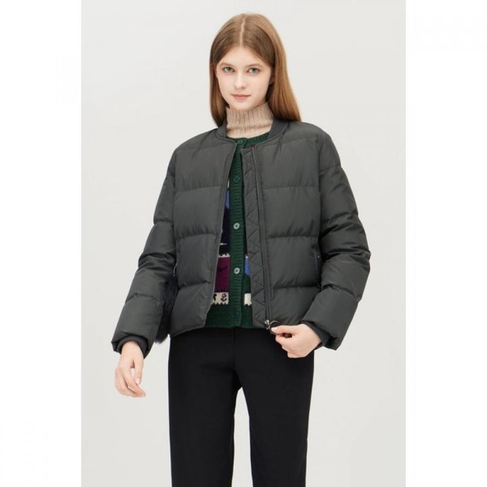 Fur Keyring Zip Up Duck Down Padding Bapde1561