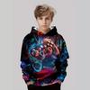 Autumn 3D Game Consoles & Astronaut Printed Hoodies Fashionable Casual Sports Long Sleeved Children's Boy Hooded Sweatshirts