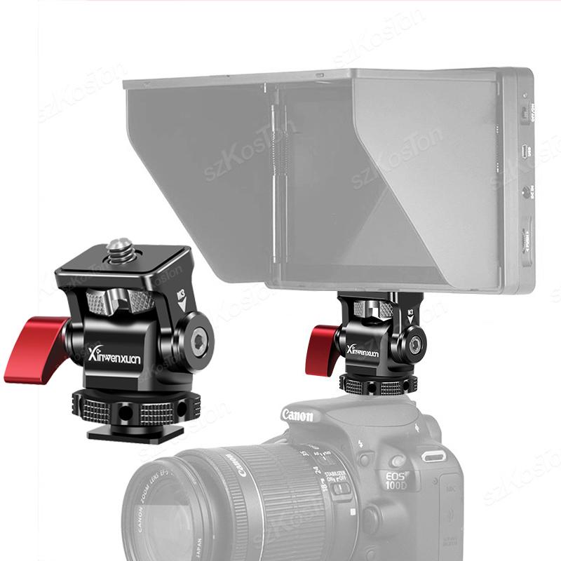 Быстросъемный держатель монитора, зажим для камеры, поворотное и регулируемое крепление для монитора с креплением «холодный башмак»/ARRI/NATO