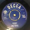 7-дюймовая пластинка KARL DENVER Wimoweh 45F11420 Decca 1962 UK Rock Б/у