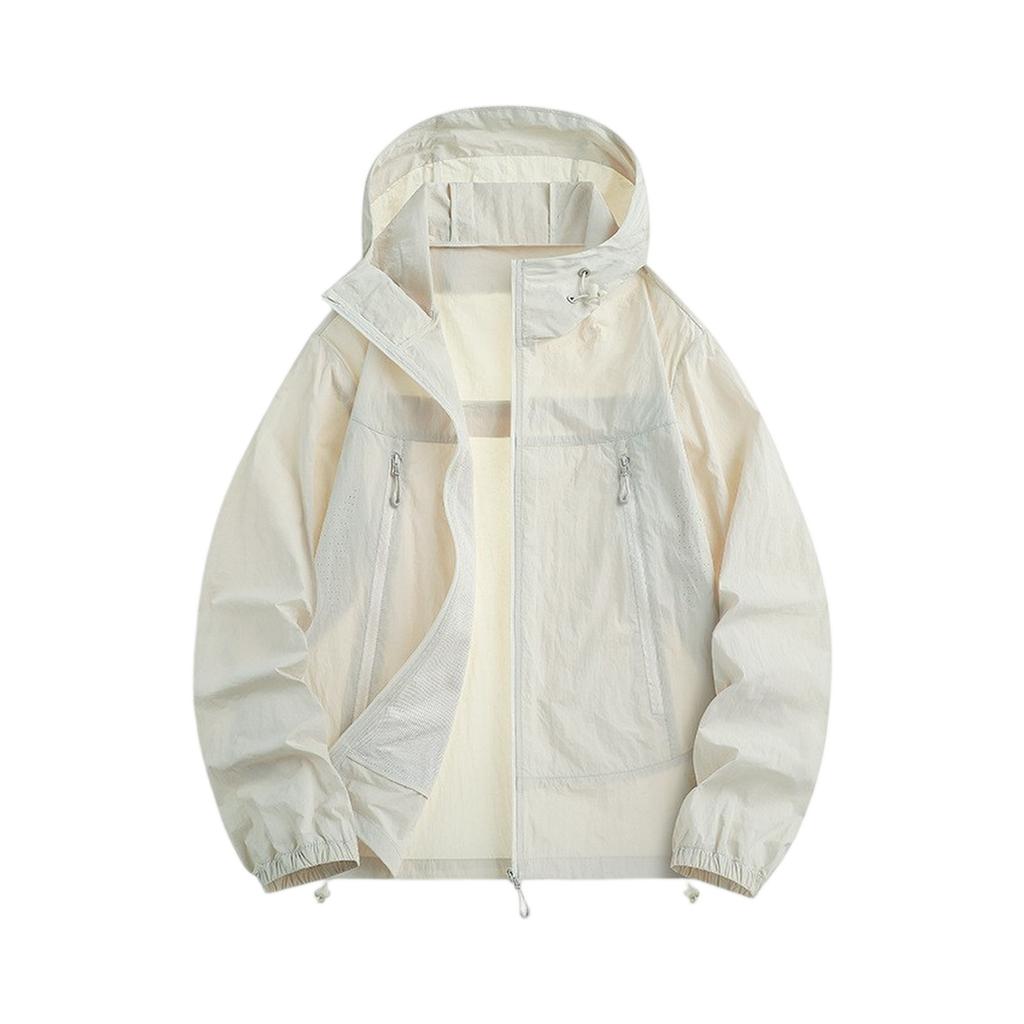 Легкая куртка с капюшоном для пар, модная, солнцезащитная, на полной молнии, дышащая, удобная толстовка, верхняя одежда для спорта на открытом воздухе