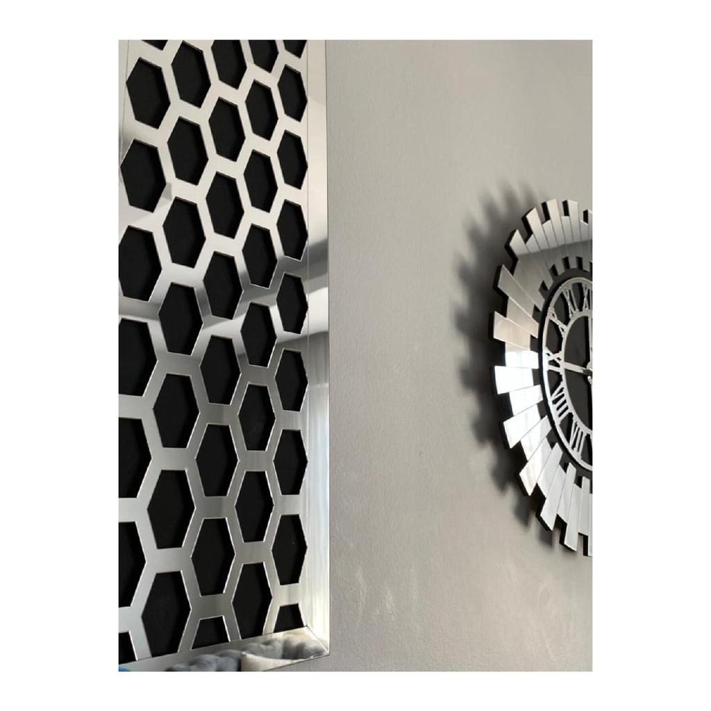 Набор серебряных настенных часов 75 х 48 см из 3 современных настенных часов с римскими цифрами 40 см 18