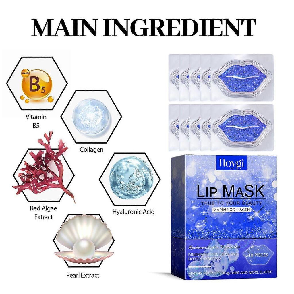 Limited time!!Hoygi Moisturizing Lip Mask Patch Winter Hydration, Nourishing, Anti-Chapping, Reduces Lip Lines, Easily Absorbed Lip Mask Patch