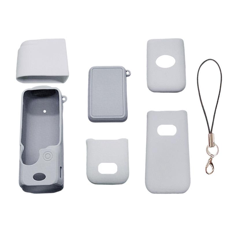 Силиконовый чехол и крышка для объектива DJI OSMO Pocket 3: Пылезащитный и Ударопрочный Защитный Аксессуар