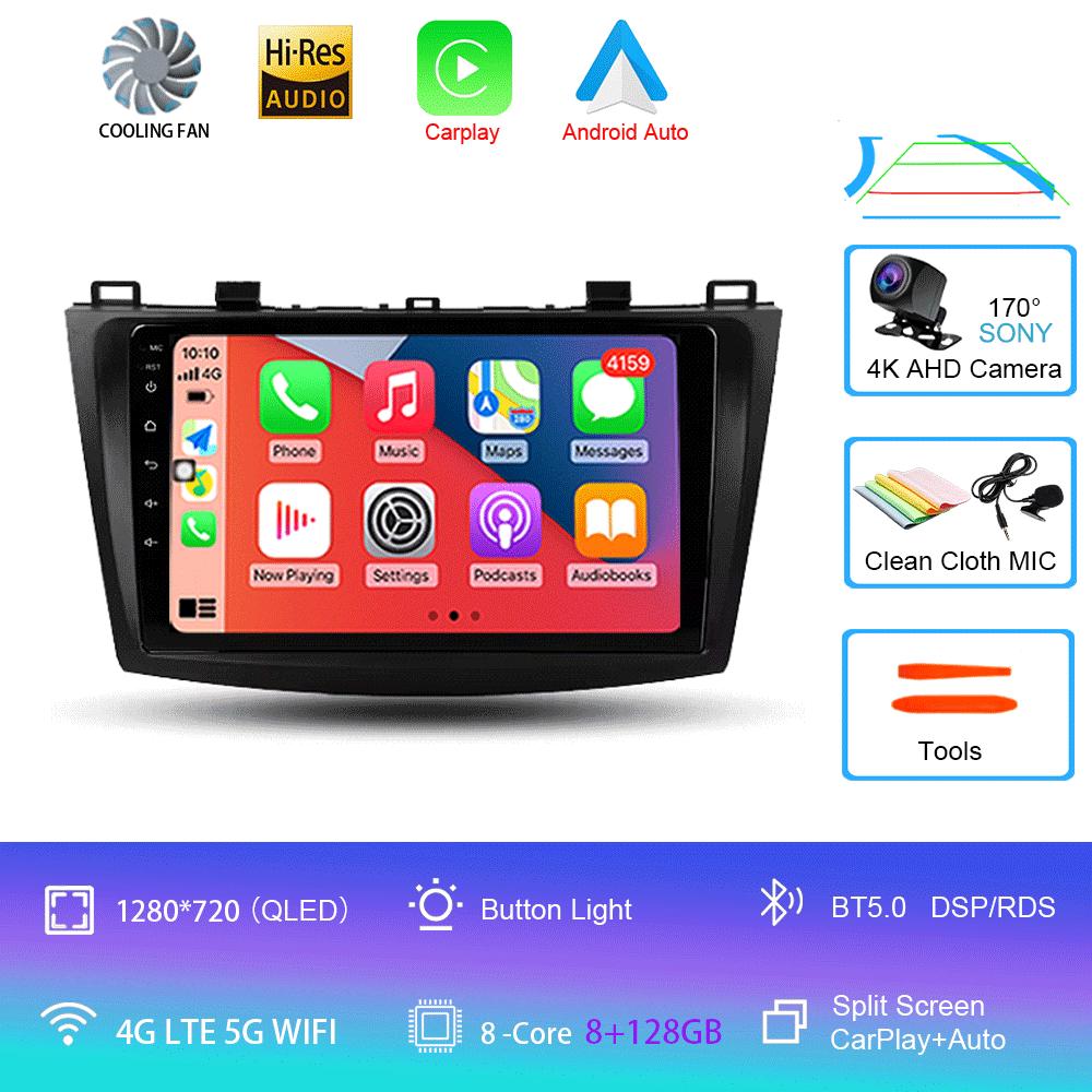 Android 14 Car Radio For Mazda 3 II For Mazda3 BL 2009 - 2013 Multimedia Video Player Navigation stereo GPS No 2din 2 din dvd
