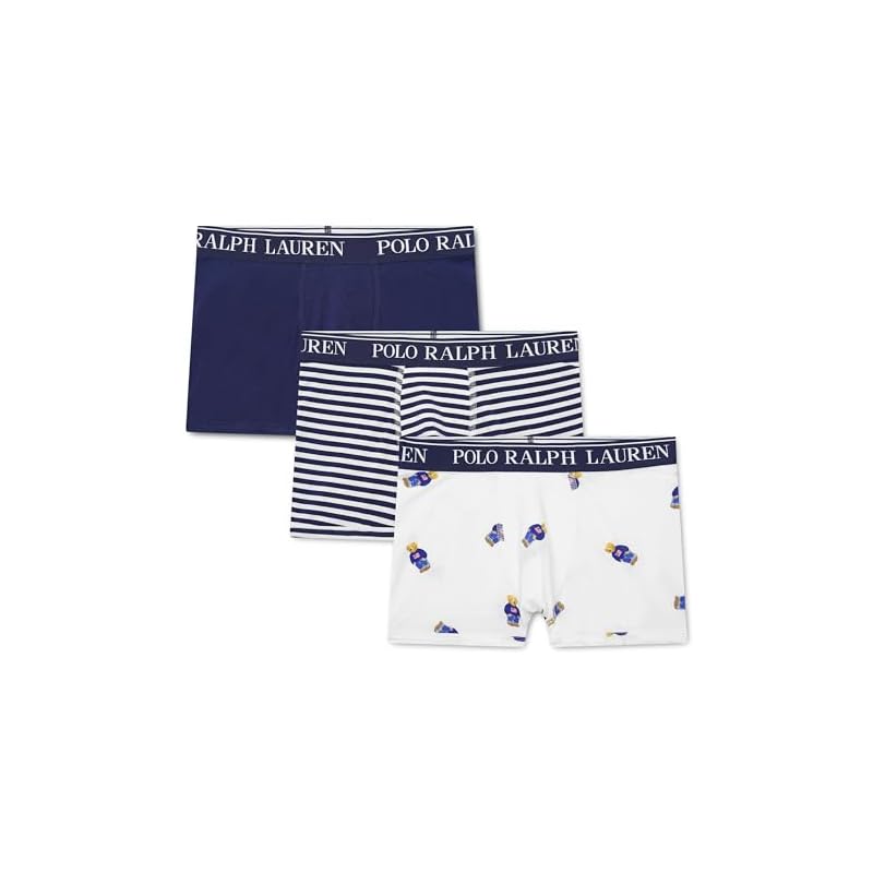 POLO RALPH LAUREN Набор из 3 боксеров для мальчиков, Newport Navy, Размер X-Large