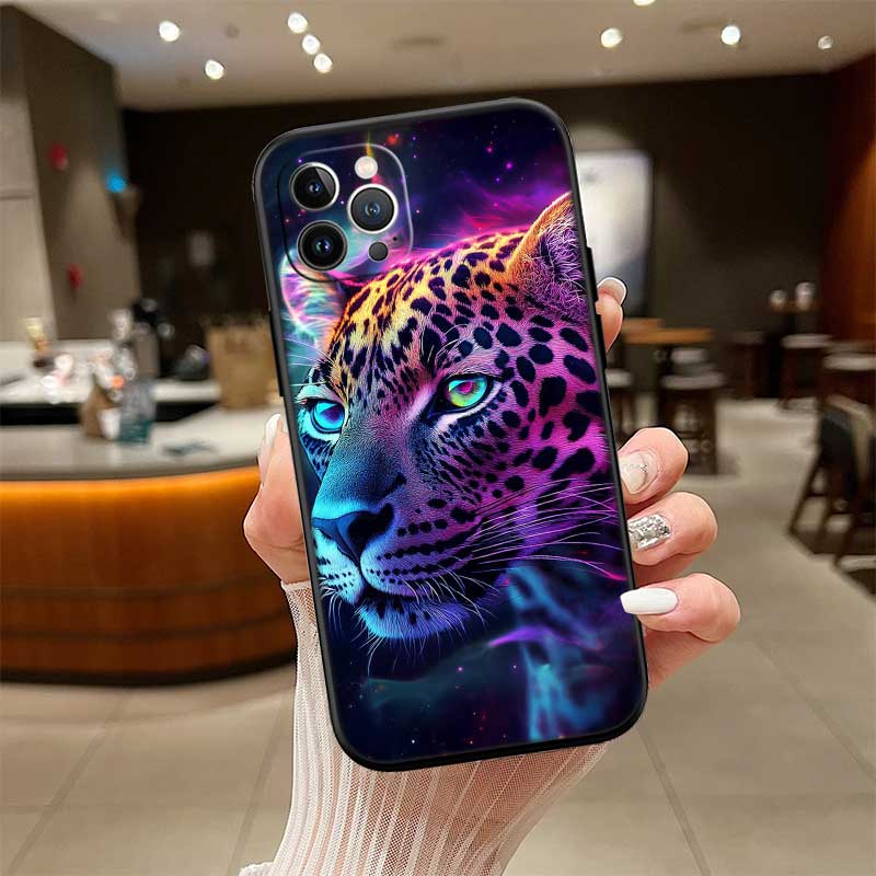 UP2 Animal Leopard New High-End Shell Phone Case for OPPO A3 Pro A72 A74 A76 A77 A77S A78 A79 A94 A95 A18 A40M A58