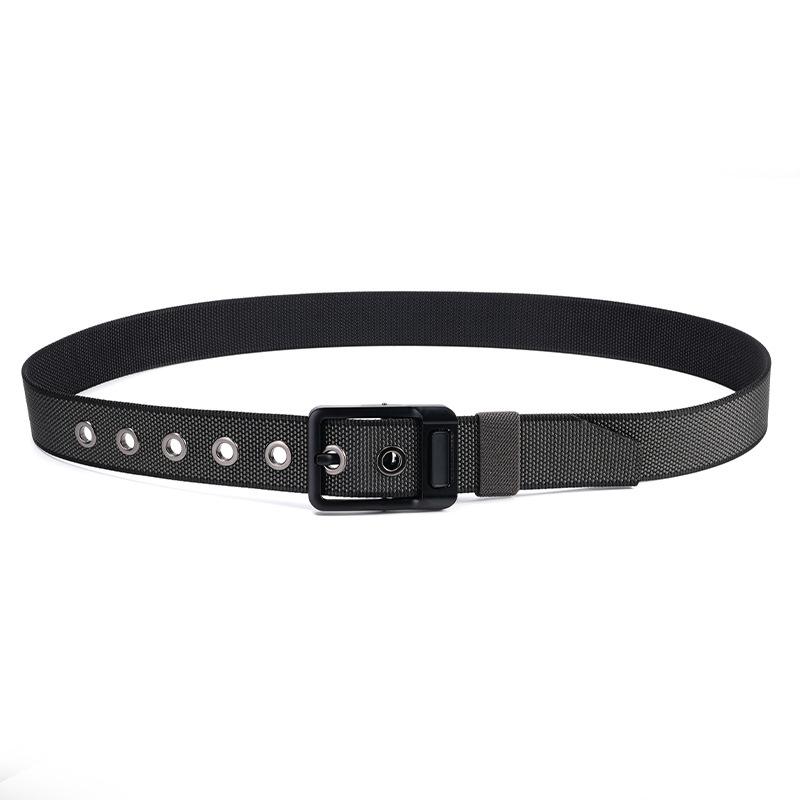 Outdoor Belt Men's Nylon Belt Adjustable Simple Automatic Buckle Belt
