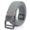 Two-ring Buckle Elastic Elastic Canvas Thin Narrow Belt, Trendy Belt, Canvas Woven Pants Belt