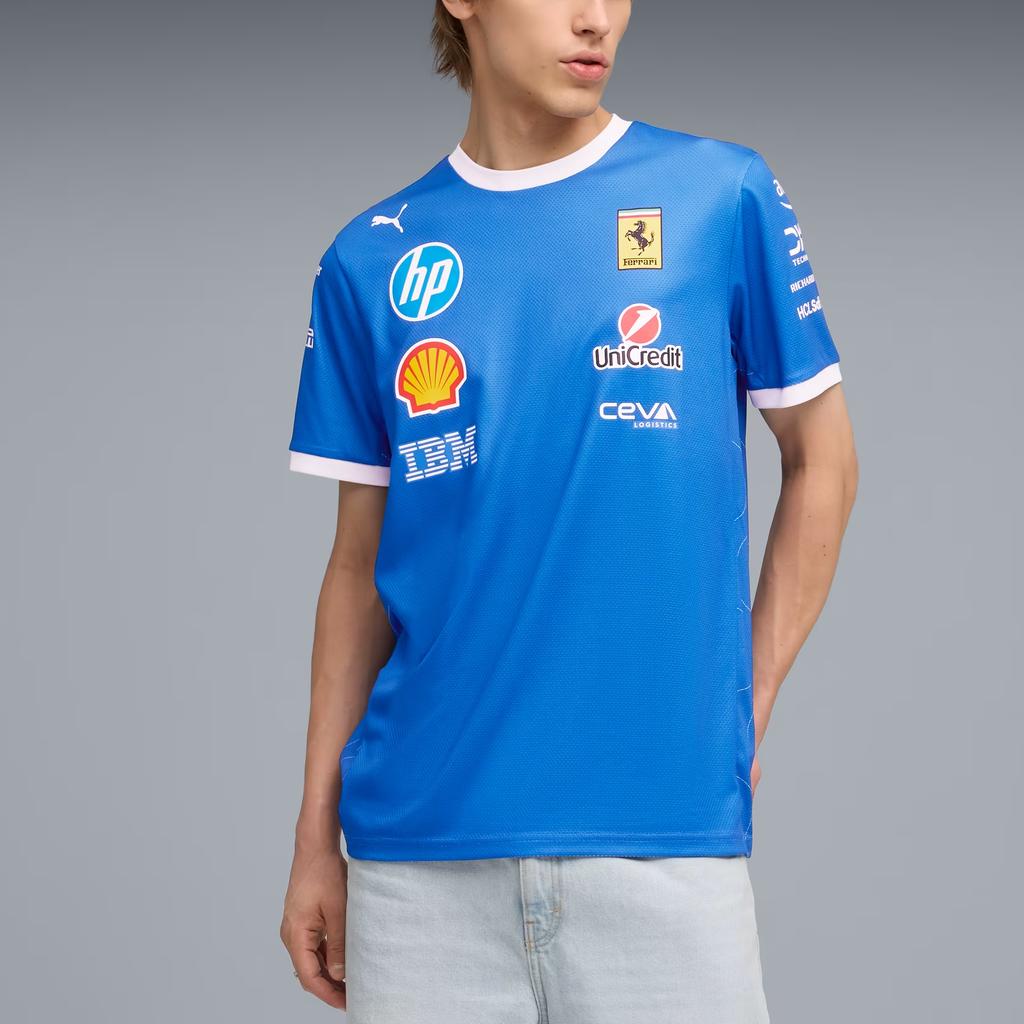 Puma Scuderia Ferrari Monza Retro Crew Neck T-Shirt Men Tops 713709-01