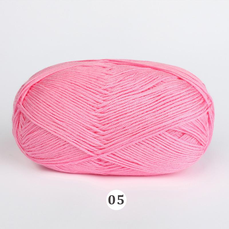 50g/Ball DIY Crochet Yarn Hand Woven Yarn Knitted Fabric Natural Bamboo Cotton Baby High Quality