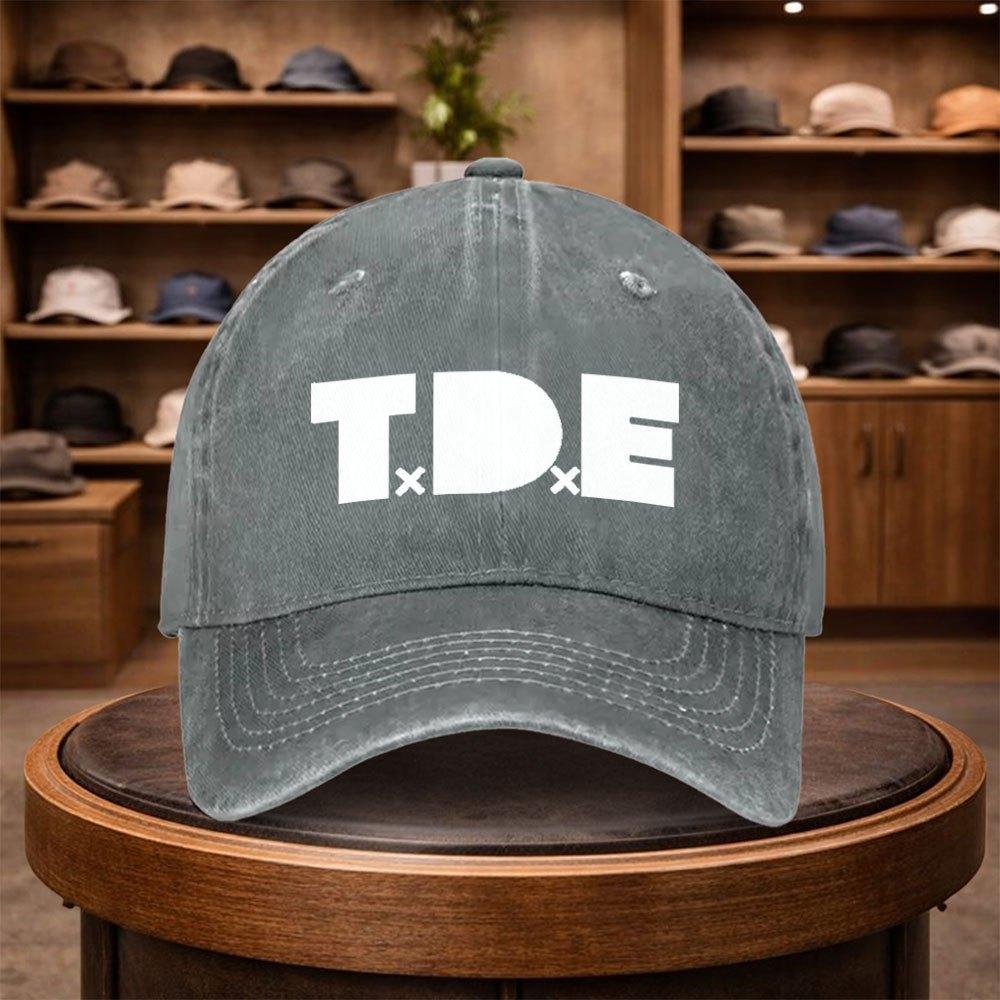 A UnisexS TDE Music Art Baseball Cap Stylish And Adjustable for Outdoor Use Featuring an Urban Design This Lightweight And Fash