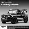 1/22 масштаб металл литой игрушечный автомобиль Brabus G800 модели резиновые шины внедорожник транспорт игрушки 6 дверей открыты внедорожная коллекционная модель мальчики подарки