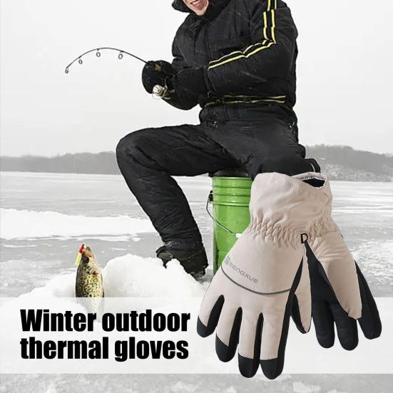Зимние перчатки ветрозащитные термоперчатки с сенсорным экраном для мужчин и женщин для холодной погоды на открытом воздухе спортивные аксессуары для велоспорта катания на лыжах пешего туризма