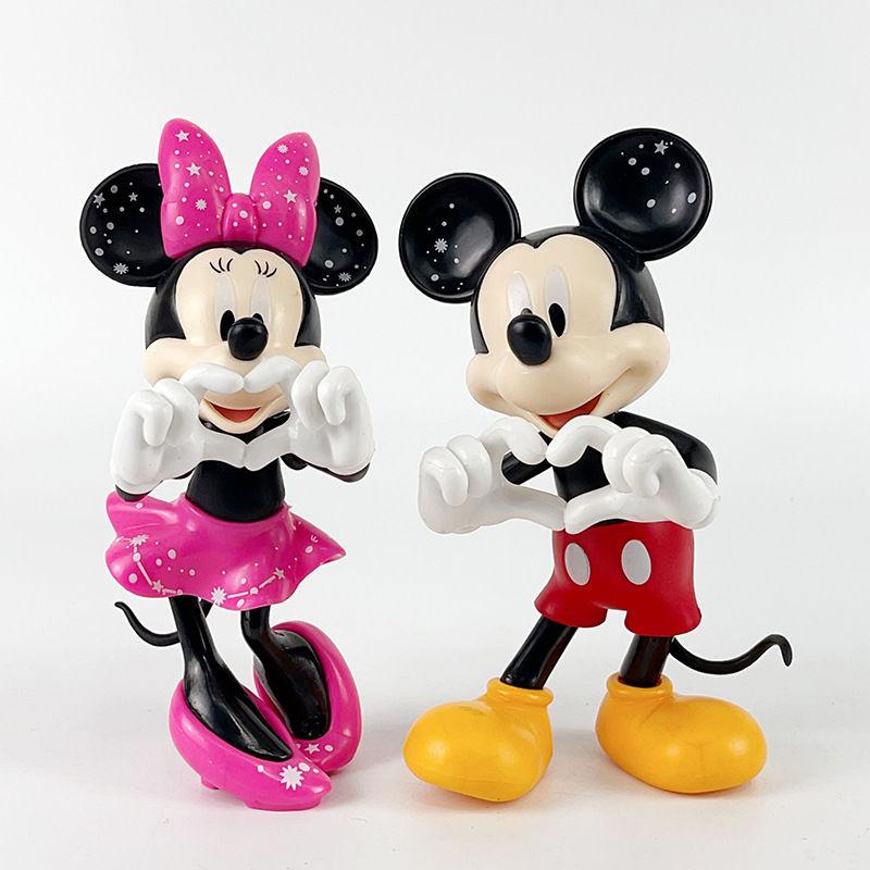 Disney Мультяшная кукла Микки Маус и Минни Набор игрушек Гуфи Украшение для свадебного торта Свадебный подарок-фигурка