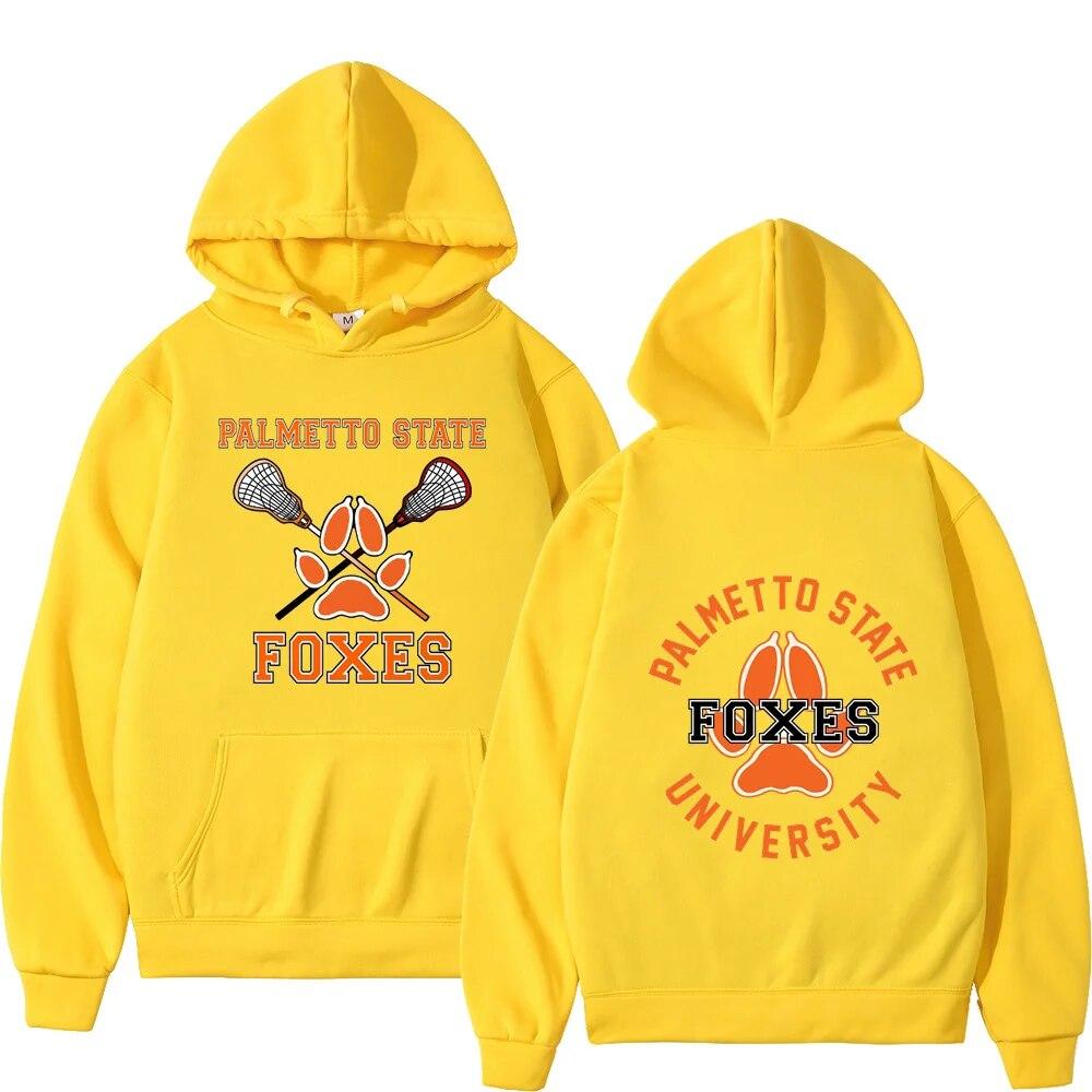 Streetwear The Foxhole Court Palmetto State Foxes Printed Unisex's Hoodie Pullover Unisex Hoodies Women Hip Hop Sweatshirt Clothes