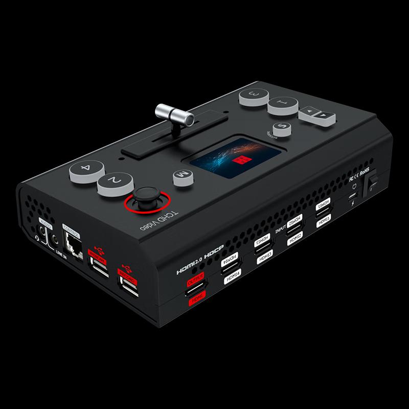 TCHD Video TCHD-04H Live Mini MAX 4K HDMI Switcher