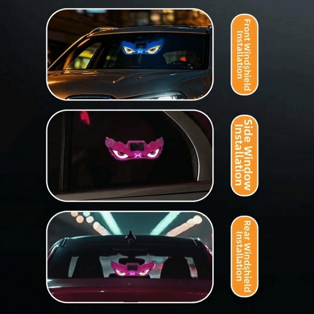 Cool Car Demon Eye Light 5 Modes Rear Window Light Vehicle Signal Lights Auto Decoration