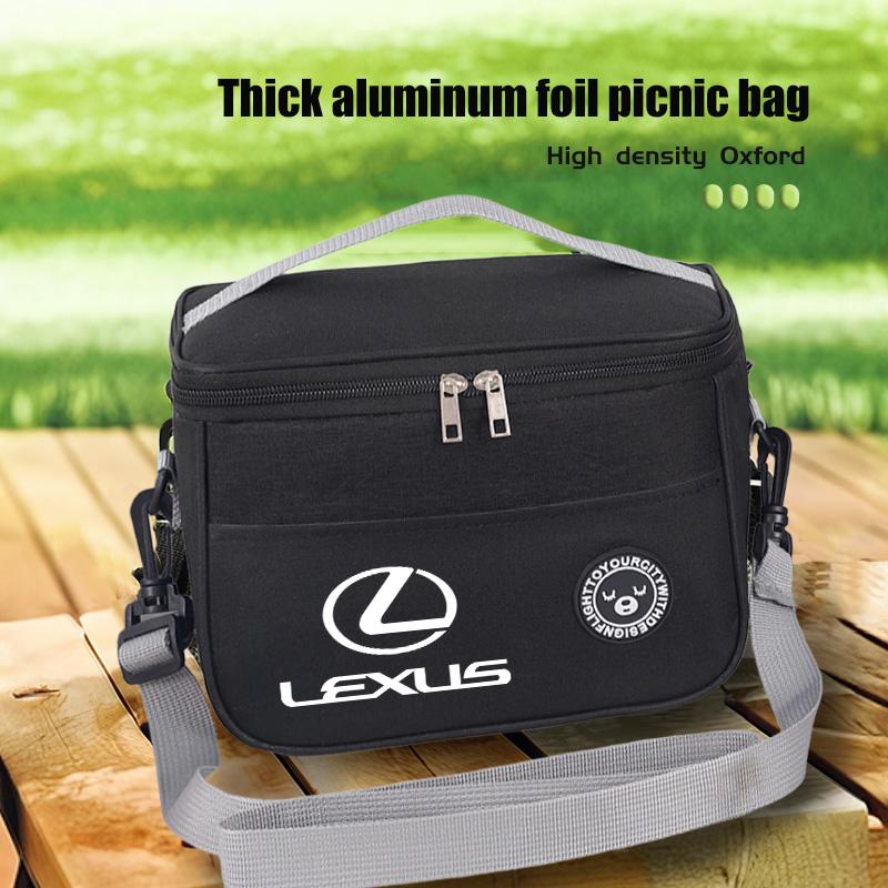 Portable Shoulder Strap Thermal Lunch Bag Picnic Food Insulated For Lexus CT ES GS NX IS250 CT200h IS300h ES300h ERX400h NX300hEY7 