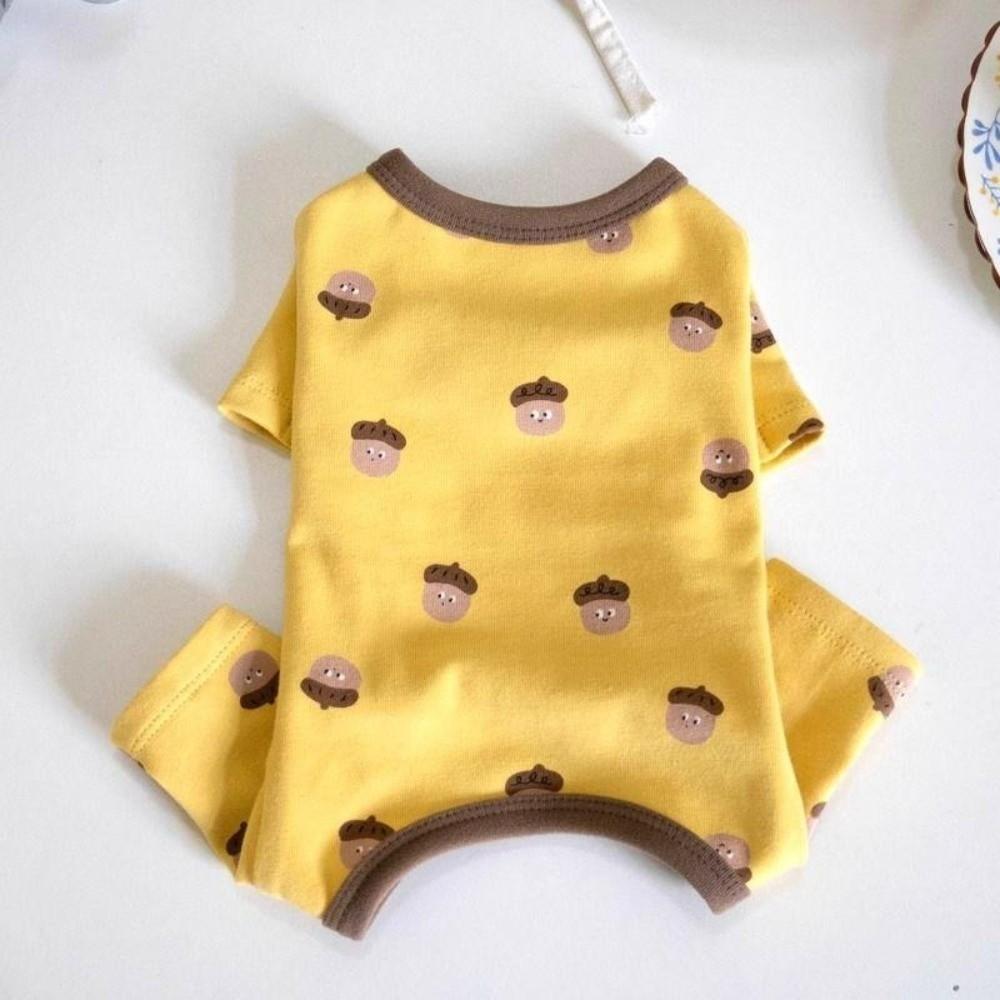 Four-Legged Dog Home Clothing Warm Belly-Hugging Dog Pajamas Soft Dog Jumpsuit Pet Sleepwear