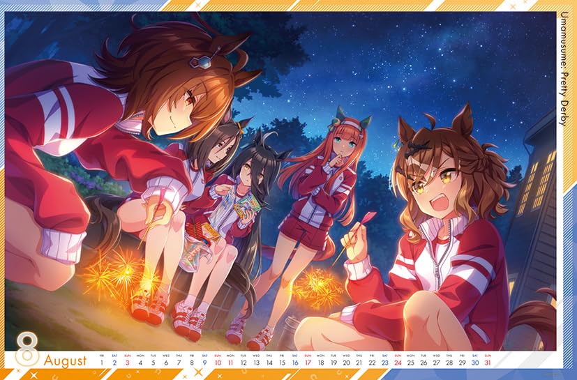Ensky Настенный календарь Uma Musume Pretty Derby 2025 CL-045