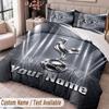 Tottenham Hotspur FC Printed Bedding Set Custom Name Text 1 Duvet Cover 2 Pillowcases For Bedroom