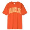 Brooklyn New York Hip Hop Funny Printing Male Tshirt Summer Loose 100% Cotton T Shirt Breathable Shoulder Drop Tee Clothes