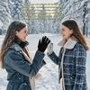 Зимние перчатки с сенсорным экраном Полиэстер Вязаные Теплые Спортивные перчатки с противоскользящим захватом Эластичные манжеты для езды на велосипеде Пешего туризма Использования на открытом воздухе
