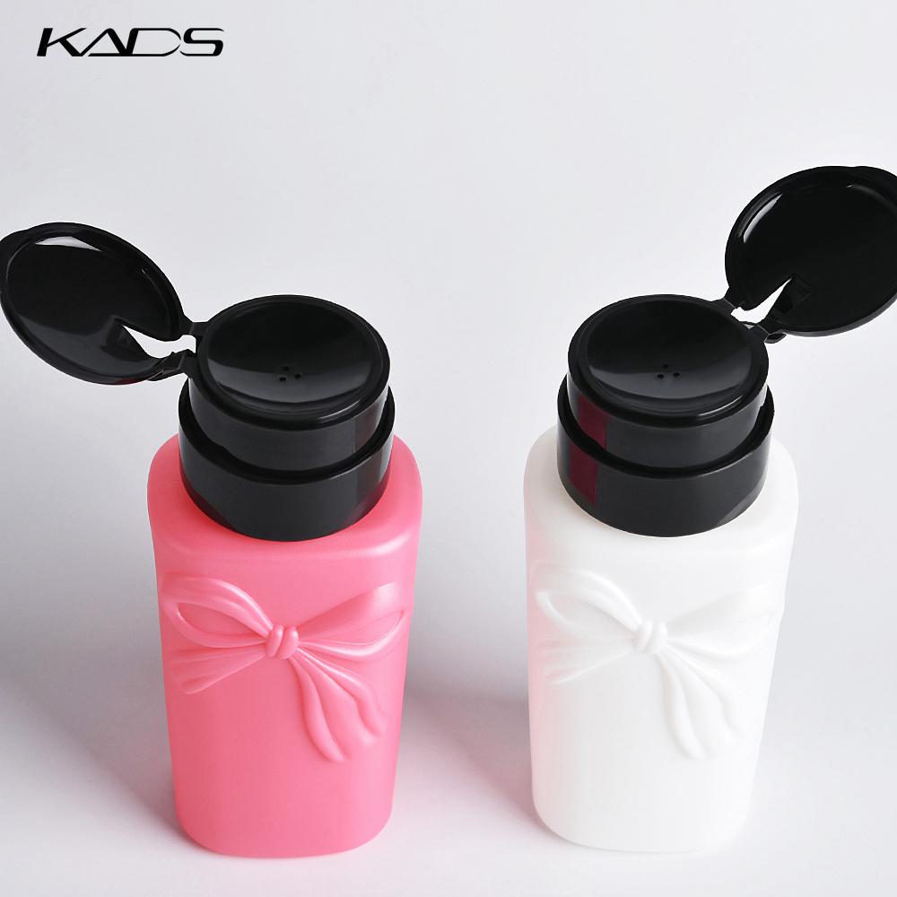kads ADS 200ml Nail Art Empty Bottle for Nail Polish Remover Alcohol Dispenser Liquid Storage Nail Polish Cleanser Nails Art Bottle