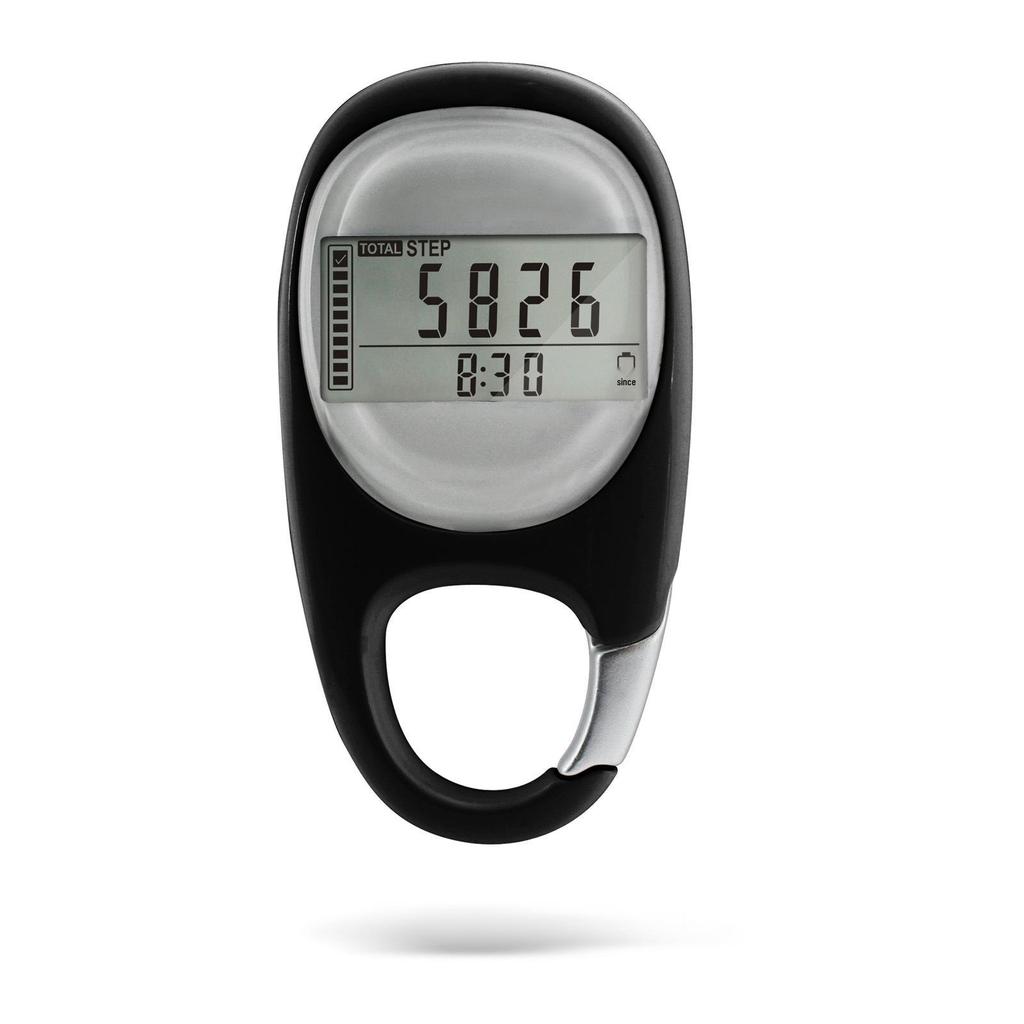 3D Pedometer with 7-Day Memory & Calorie Counter for Hiking and Sports