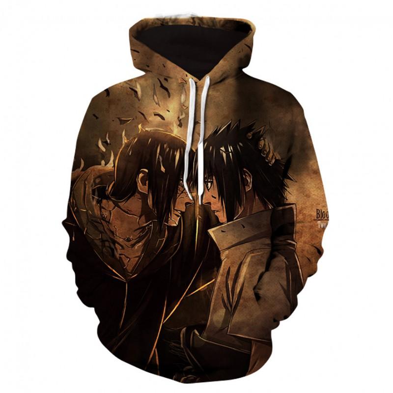 Space Anime Cosplay Hoodie - Naruto Print Casual Sweatshirt Teens Adults