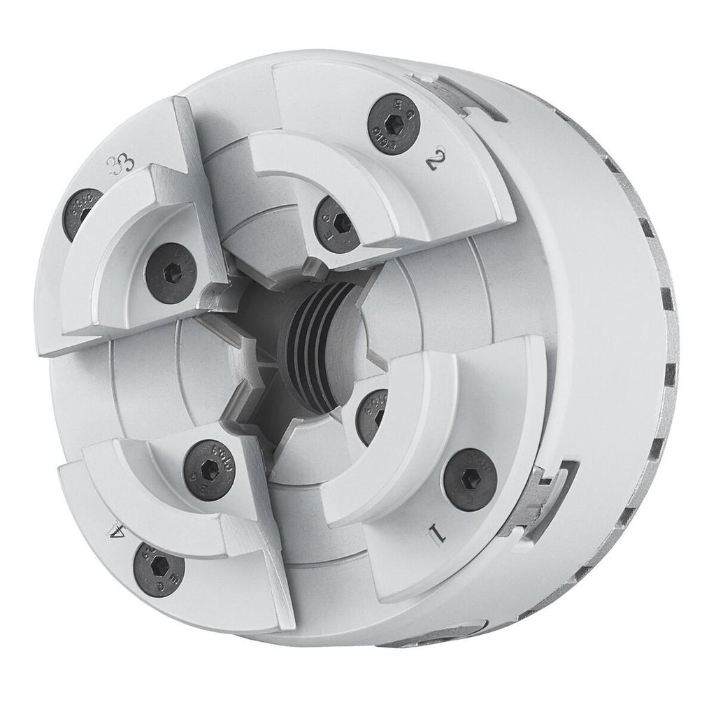 KP2-3/4 Lathe Chuck, 4-Jaw 2.75" Diameter, Metal Lathe Chuck Turning Machine Accessories, Self-centering Tool, for Lathe, Precision Machining,