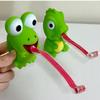 Лягушка с высунутым языком, Динозавр, Игрушка-щипалка, Креативность, Забавная вокализация "Би-би", Отскок, Игрушки для снятия стресса