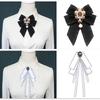Brooch Women's JK Bow Tie Polyester Fabric Bowknot Shirt Bowtie Fashion Ribbon Bow Tie  Shirt