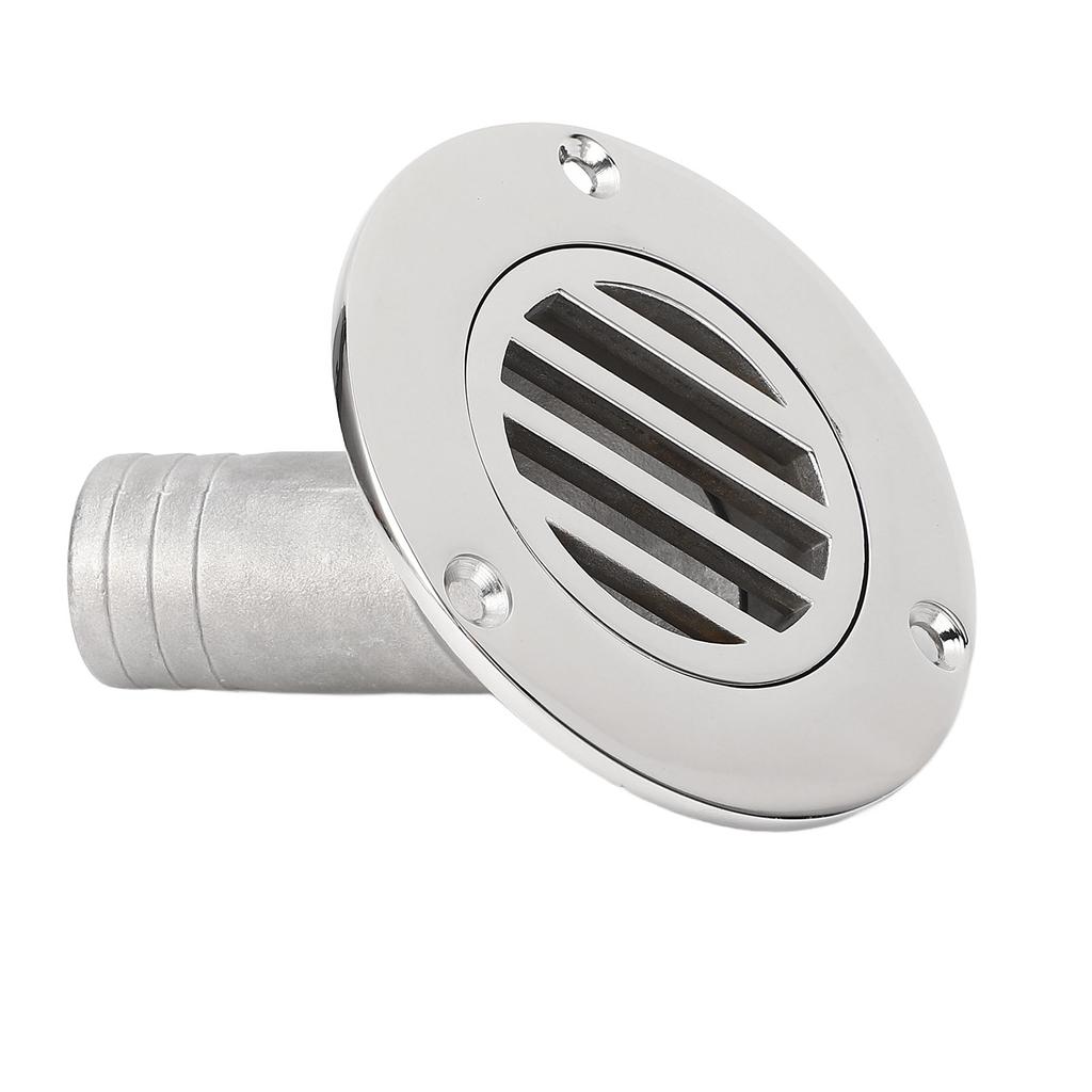 Морской палубный слив 316 нержавеющая сталь 1 дюйм Слив для палубы пола лодки Крышка Сливная арматура для палубы яхты Замена