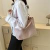 Spacious Trendy 2023 Summer Tote Bag Urban Style Soft Bucket Handbag For Women