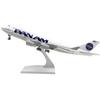 1/400 Литая смола Самолет 30см 747 B747 Самолет Авиакомпания Pan Am Модель самолета Самолет с колесным шасси для Коллекционного Дисплея