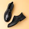 2025 leather shoes men's shoes casual one-pedal loafers leather business dress wedding shoes fashion trend versatile
