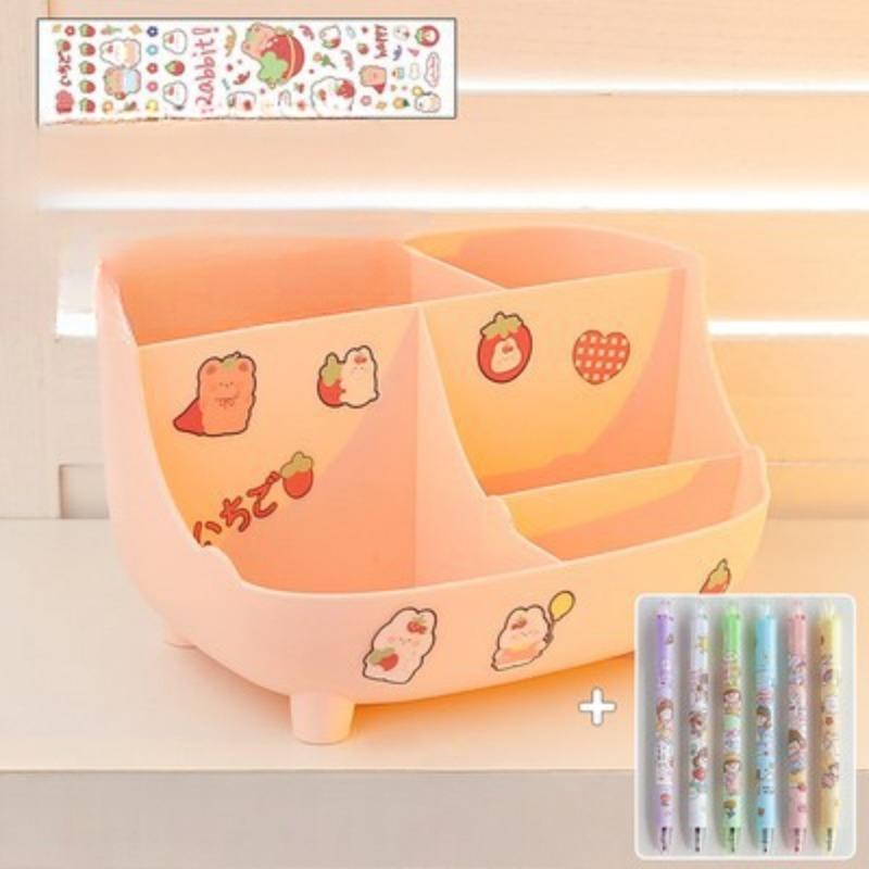 Держатель для ручек для канцелярских принадлежностей, ящик для хранения ручек, студенческий офисный стол, большая емкость