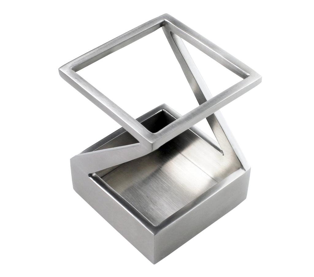 ArtsOnDesk Modern Art Pen Holder St203 Stainless Steel Satin Finish Patented Pen Pencil Pen Desk Business - Stand, Case, Tray, Organizer, Gift, Gift.