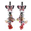 [Q5816] - Designer Sleepers 'Lilipoupettes' (butterflies) Red Multicoloured - 65x25 Mm