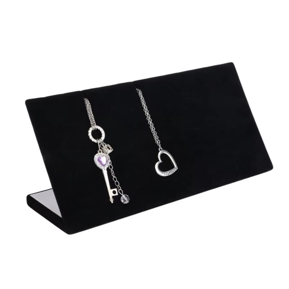 L-shaped Necklace Display Stand Creative Jewelry Show Rack Save Space Earring Display Board Chain