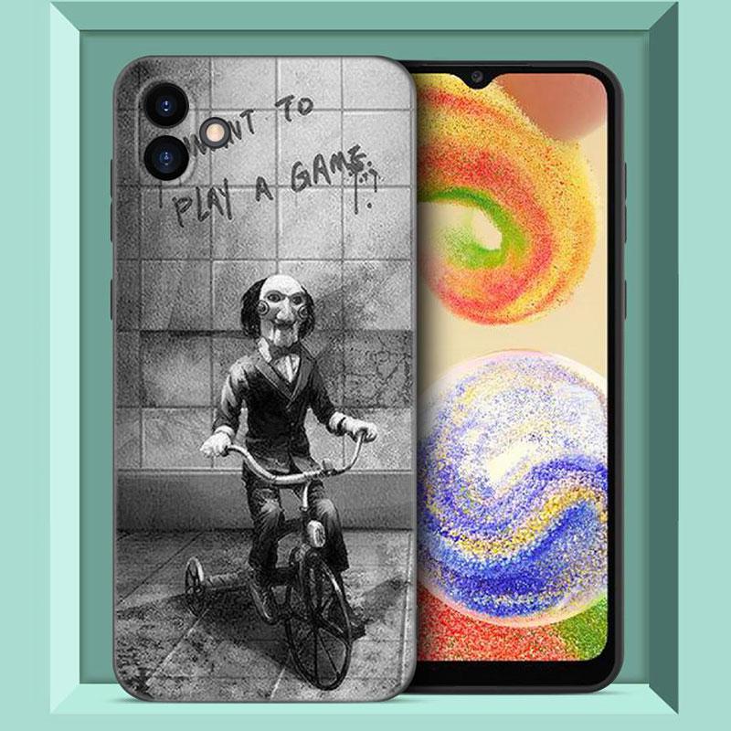 Черный силиконовый чехол для телефона SAW Horror Film для Samsung Galaxy A01 A03 Core A04 E A02 A05 A10 A20 A21 A30 A50 S A6 A8 Plus A7