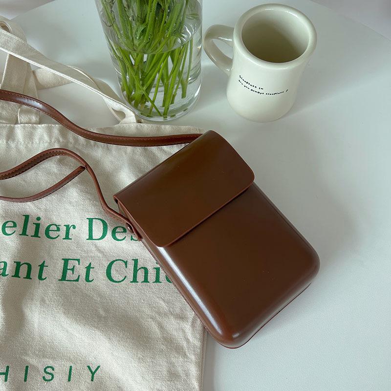 2025 Универсальная японская и корейская ретро сумка кроссбоди для монет и телефона для мужчин и женщин