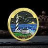 Lighthouse Ocean Coin Metal Collectible Coin Inspiring Long Voyage Travel Souvenir Coin for Self Collection Commemoration