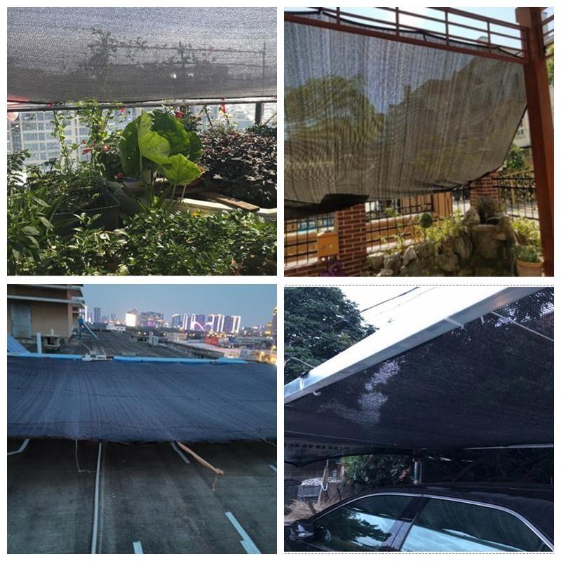 6  Pin Anti-UV Sun Shade Net Gazebo Shelter Outdoor Pergola Canopy Sun Cover Agriculture Greenhouse Sunshade Net
