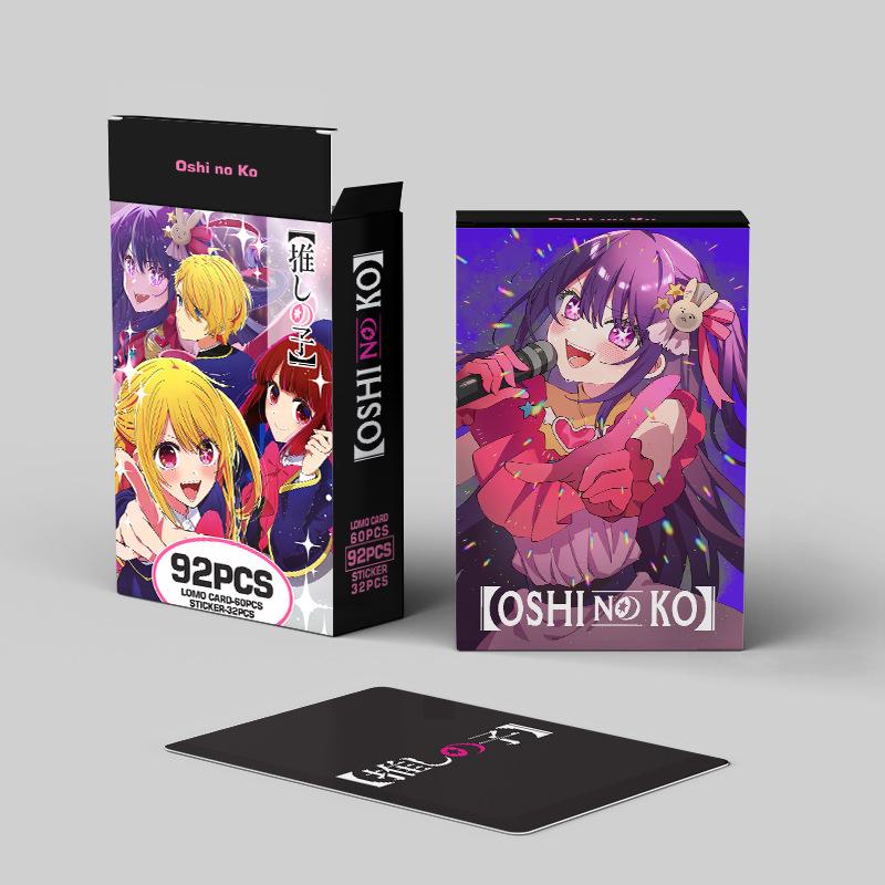 OSHI NO KO Мини-карточки Lomo с 32 наклейками Коллекция для аниме-фана Почтовые открытки Подарок