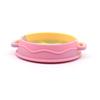 Silicone Pet Slow Feeder Bowl with Dual Handles Suction Cup Anti-Choking Slow Down Eating Food Bowl for Small Medium Large Breed