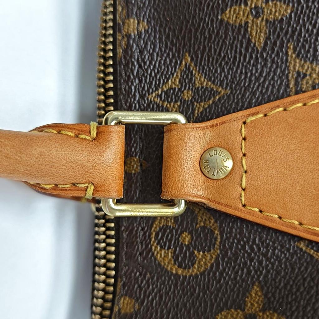 [Pre-Owned] Speedy 30 Elegant Compact Fashionable Commuter Classic Monogram Coated Canvas With Leather Trim Pillow Bag - Good #1AWJA1L